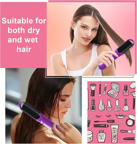 Mini Cepillo De Cabello Plegable Portatil Con Espejo Durader
