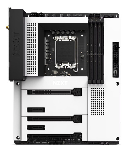 Placa Mãe Nzxt N7 Z790 Branca, Intel Lga 1700 Atx, 4xddr5 Cor Branco