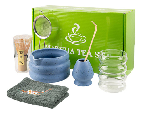 Set De Matcha, Fabricación De Té Japonesa, De Té Azul