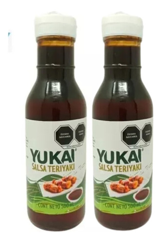 Salsa Teriyaki Yukai 2 Pzas De 500 G C/u