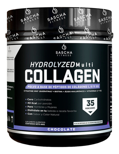 Colageno Sascha Fitness Origina - Unidad a $302100