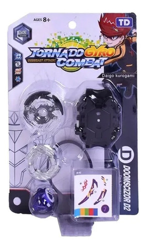 Trompo De Metal Con Lanzador A Cuerda Simil Beyblade Varios