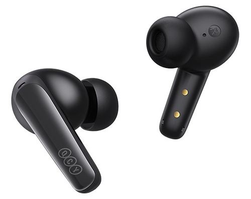 Auriculares Qcy T13x Enc Bluetooth 5.3 Ipx5, color negro