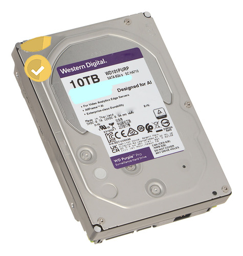 Disco Duro Western Digital Purple 10tb 6gb/s Pc Sata 3.5 Dvr