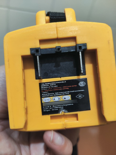 Cargador Taladro Orix 21v