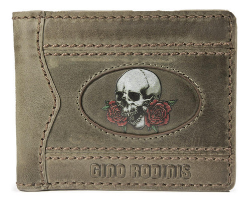 Billetera Coco Gino Rodinis 992.2 Calavera