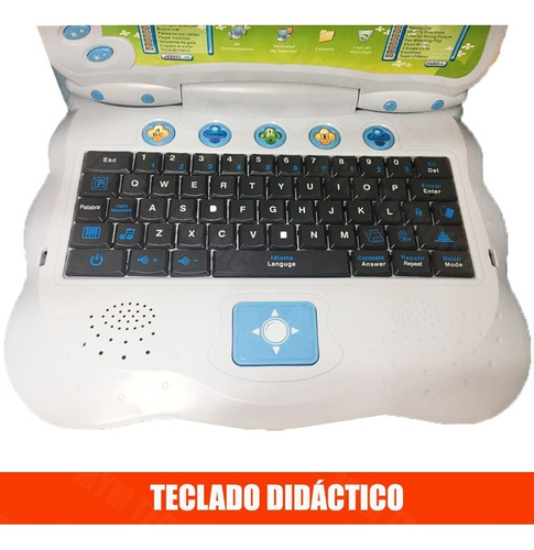 Computador Bi-lengua Niños Juega Y Aprende 4 Modos De Juego