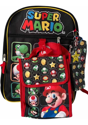 Mochila Bioworld Para Niño De Mario Bross