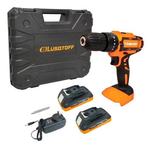 Taladro percutor atornillador inalámbrico de 10mm Lüsqtoff ATL18-8B 18V + accesorio 220V