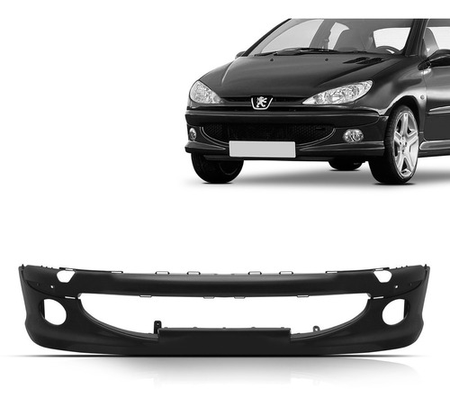 Parachoque Dianteiro Peugeot 206 04 05 06 07 08 09 10 Furo