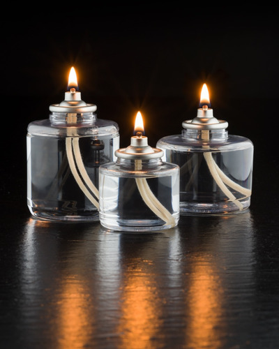 Imagem 2 de 3 de Kit 3 Velas ( 30 Horas Cada ) Parafina Líquida Klar