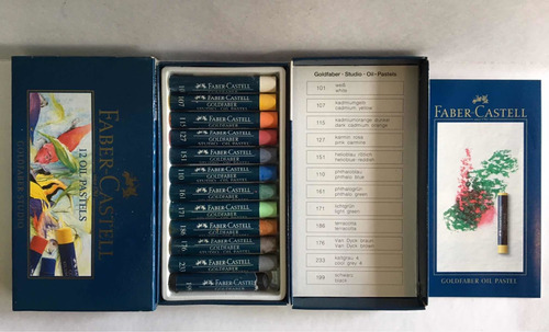 Faber Castell X 12 Colores Óleo Pastel. Serie Gold