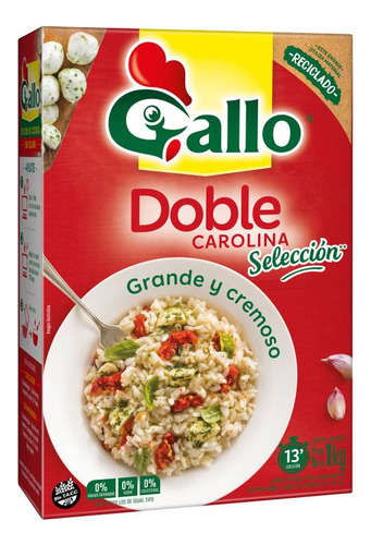 Arroz Gallo Doble Carolina Selección Estuche X 1kg