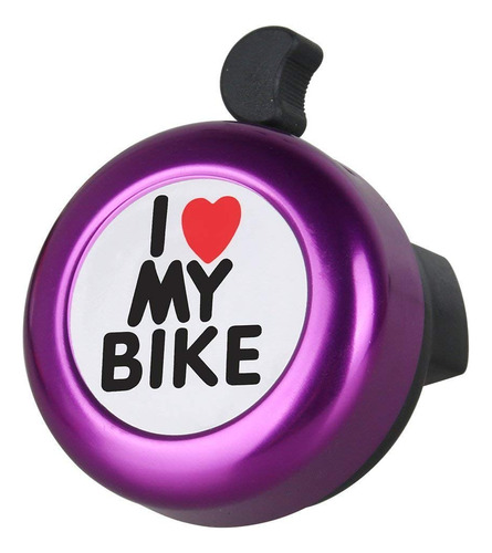 7-almond Timbre Bicicleta I Love My Bike Like Bocina Anillo