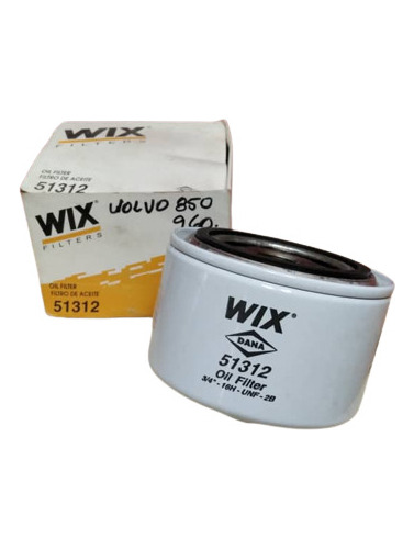 Filtro De Aceite 51312 Wix Rosca 3/4 Matiz/tico/nova/delrey