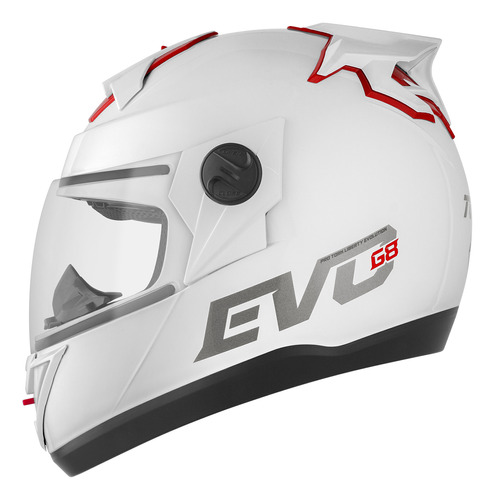 Capacete Moto Fechado Viagem Evolution G8 Evo Solid Unissex