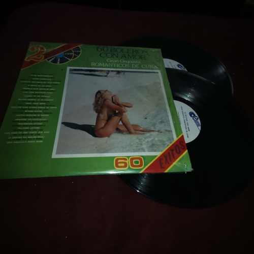 60 Boleros Con Amor Lp Vinil Gran Orquesta Romanticos 