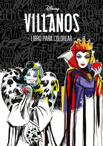 Villanos Libro Para Colorear - Disney (paperback)