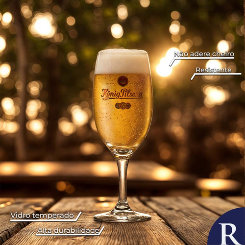 Taça de Cristal Com Frases Konig Exclusiv 395ml , Ruvolo