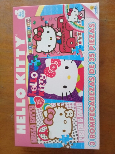 3 Rompecabezas Hello Kitty Ronda