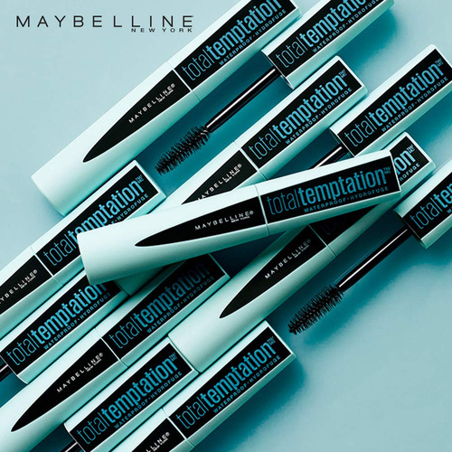 Máscara Maybelline Total Temptation Impermeable Muy Negra