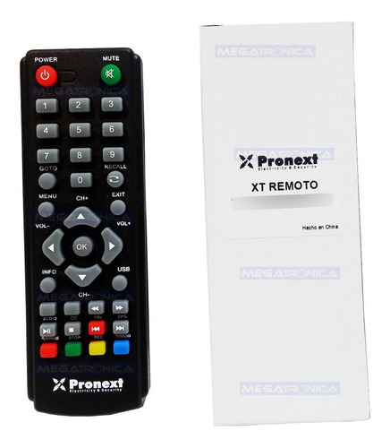 Control Remoto Para Sintonizador Decodificador Pronext Xt34