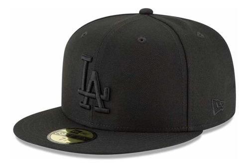 Gorra Plana L.a Los Dodgers Black Out 59fifty