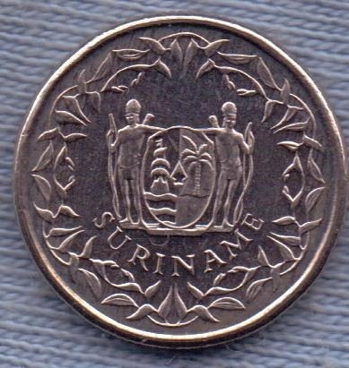 Suriname 10 Cents 1989 * Escudo *