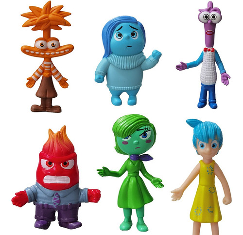 6pcs Inside Out 2 Figura Juguete Modelo Niños Navidad Regalo