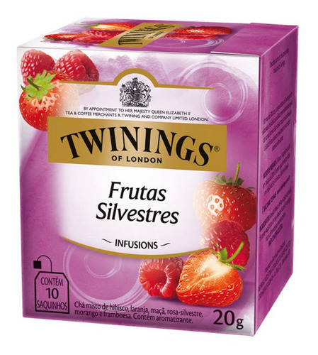 Chá De Frutas Silvestres Twinings - 20g / 10 Sachês