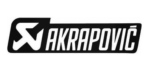 Sticker Akrapovic Vinilo 15 Cm