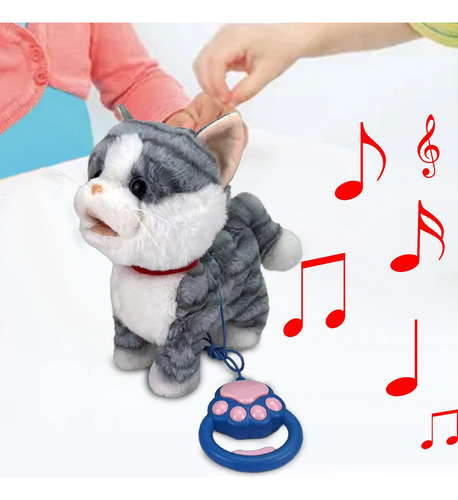 Gato Electrónico Interactivo, Encantador Juguete Estilo A