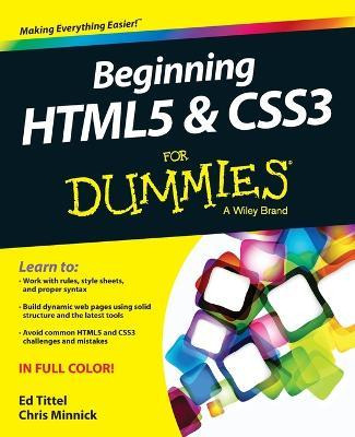 Libro Beginning Html5 And Css3 For Dummies - Ed Tittel
