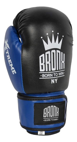 Guantes Boxeo Bronx Extreme Azul / Negro