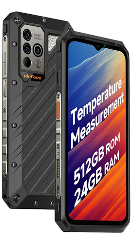 Celular Ulefone Armor 18 Ultra 5g Teléfono Robusto 24+512gb Android 13 Smartphone 108mp Cámara,9600 Mah 66w