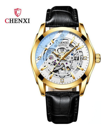 Reloj Mecánico De Cuero Chenxi Tourbillon Para Hombre