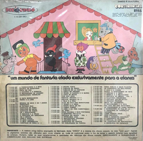 Compacto Vinil O Festival De Pipas - 1980 - Mv (Usado)