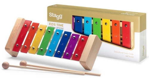 Metalofón De Colores 8 Notas Stagg Meta-k8