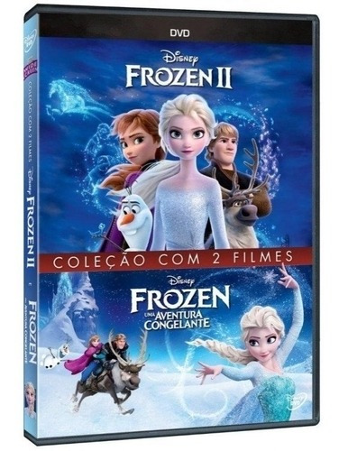 Dvd Coleção 2 Filmes Frozen Original Lacrado