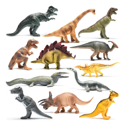 Prextex Dinosaurios De 10 Pulgadas De Aspecto Realista, Paqu