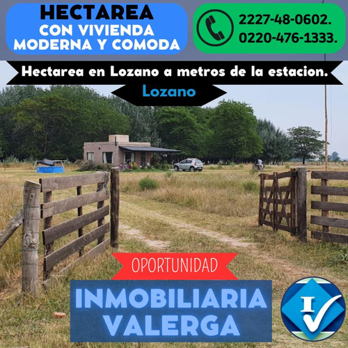 Hectarea Con Vivienda Moderna Y Confortable.