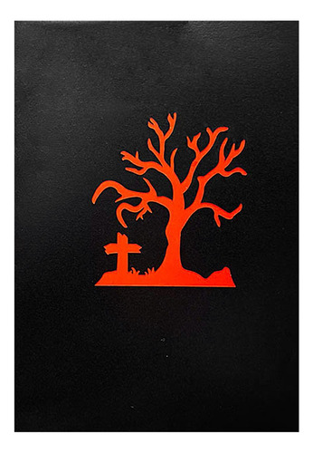 Tarjeta De Felicitación De Halloween 3d Tarjeta Emergente De