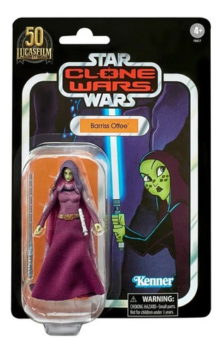 Star Wars Barriss Offee Vintage Clone Wars 50 Años