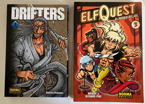 Drifters, Elfquest, 2 Tomos, Manga, Norma, C7