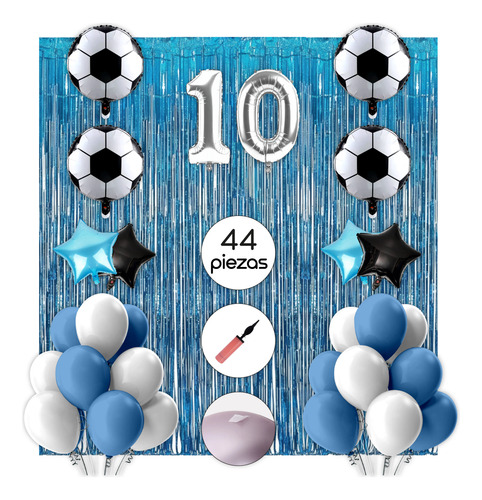 Combo Globos De Belgrano Deco Cumpleaños Super Completo 10 Set Cumpleaños