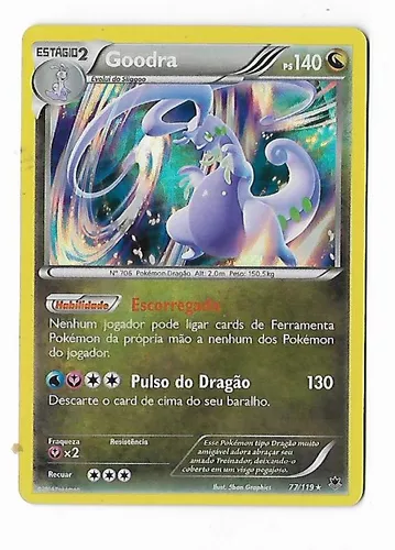 Pokemon Goodra Holofoil Força Fantasma Frete Incluso