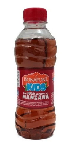 Agua Bonafont Kids De 300 Ml Con Jugo De Manzana