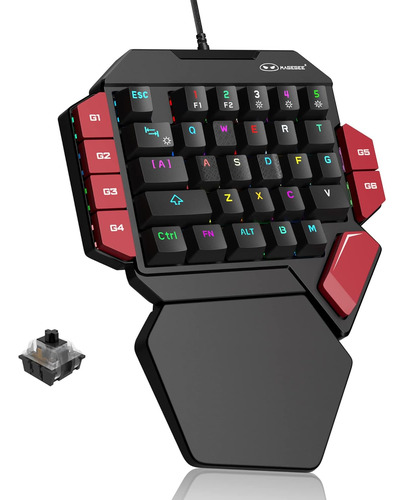 Teclado Magegee Profesional Rgb Para Juegos Con Una Sola Man