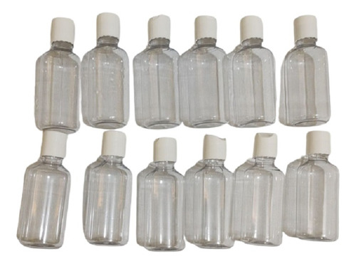 Botella Pet/plastico Transparente 125ml Tapa Kit C/12