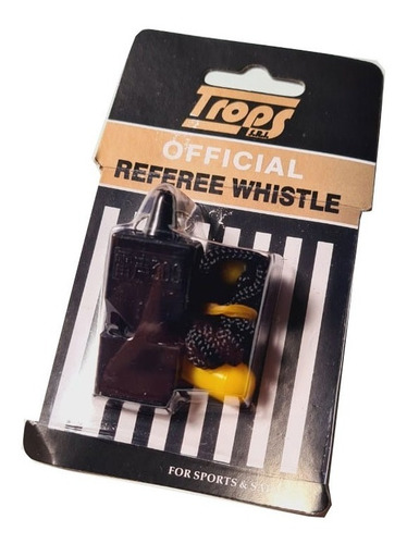 Imagen 2 de 10 de Kit Tarjetas Silbato Arbitro Referi Trops Lapiz Anotador